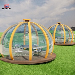 Tenda a cupola trasparente portatile trasparente per focolare Casa per famiglie in campeggio e osservazione delle stelle Casa Di Bolle Tenda Bolle a Bolle - Product Image 5