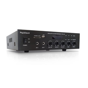 Amplificateur mono Plug & Sound RA-100 70W avec lecteur USB SD FM Radio MP3 - Product Image 1