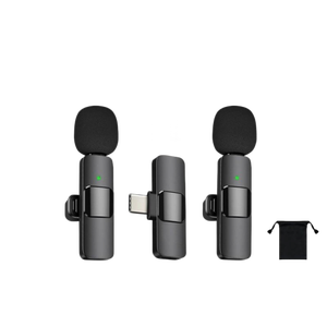 Micros-cravates sans fil avec technologie d'annulation du bruit, parfaits pour l'enregistrement vidéo de haute qualité <span class=keywords><strong>sur</strong></span> téléphones et appareils photo - Product Image 2