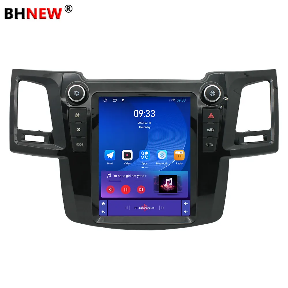 자동차 비디오 플레이어 TOYOTA Fortuner HILUX 2005-2015 GPS 네비게이션 내장 dsp 블루투스 carplay 안드로이드 자동차 자동차 라디오