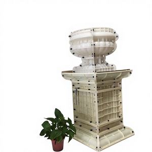 Moule à injection durable en plastique ABS et caoutchouc pour pot de fleurs en béton, largeur moyenne 40 cm, pour extérieur - Product Image 1