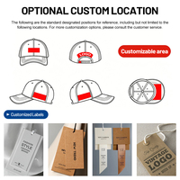 Casquette Trucker à Bord Légèrement Courbé Respirante Personnalisation Possible Conception Gratuite Livraison Rapide