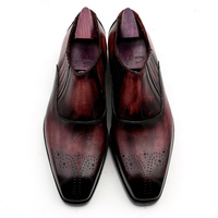 Luxuriöse Hochwertige Echtleder Slipper mit Geschlossener Spitze für Herren Premium-Qualität Büro- & Karriere Formelle/Lässige Schuhe