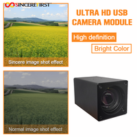 Module de capteur CMOS IMX274 avec zoom numérique 10X, 8MP 4K, zoom optique 10X, USB2.0 Type-C, autofocus, pour l'imagerie industrielle