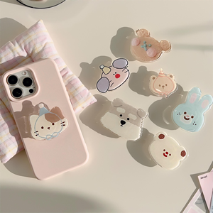 2026 Hot Selling Clear Custom Acrylic Mobile Accessories <strong>Poppings</strong> Grip <strong>Phone</strong> <strong>Holder</strong> Socket Transparent <strong>Phone</strong> Stand <strong>Holder</strong> - Product Image 6