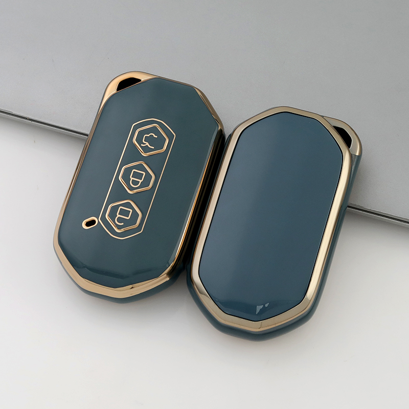 Premium Soft TPU Car Key Case Cover for WULING Victory V1 (SGMW) - GSAISI