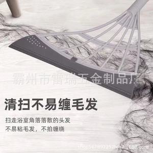 Squeegee Broom <b>Silicone</b> Wet Dry Dual Use Floor Cleaning <b>Tool</b> Gray Pink Green - Product Image 4