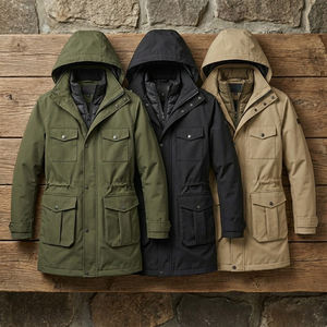 سترة واقية من الماء مخصصة صديقة للبيئة وعازلة للحرارة ومقاومة للرياح سريعة الجفاف خفيفة الوزن <span class=keywords><strong>3</strong></span> في 1 متعددة الاستخدامات - Product Image 1