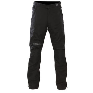 Bering Keers Men's Black Motorcycle <b>Trousers</b> <b>Summer</b> Perforated with Protectors Tissue Material - Product Image 1