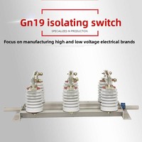 Interrupteur isolant haute tension GN19-10C/630A pour intérieur, fourni par le fabricant, 10 KV, type traversant mural, 630 A, rotatif, fabriqué en Chine
