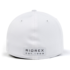 Gorras de papá ajustadas de secado rápido blancas de 6 paneles de alta calidad con logotipo personalizado al por mayor, <span class=keywords><strong>gorra</strong></span> de béisbol deportiva con espalda <span class=keywords><strong>cerrada</strong></span> y sin costuras - Product Image 4