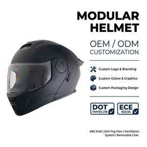 <span class=keywords><strong>Casco</strong></span> <span class=keywords><strong>Modular</strong></span> Personalizado de ABS para Motocicleta con Batería de Gran Capacidad de 1200 mAh, Protector de Cabeza, Cascos de <span class=keywords><strong>Moto</strong></span> para Adultos - Product Image 1