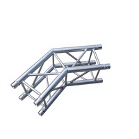 Structure de scène portable en treillis peint, couleur noire, 290x290, pour événements, concerts, mariages, et support de décoration.