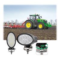 E9 certificazione Led luci da lavoro ovali 12V 24V 5.5 pollici luci da lavoro a Led due brattet trattore luce da lavoro