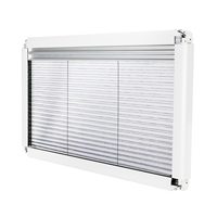Ventanas para caravanas, autocaravanas y remolques de 800*400 mm, doble acristalamiento, aleación de aluminio, con mosquitera plisada - Estilo de lujo