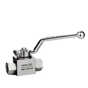 MGPC-válvula de bola hidráulica de alta presión, tipo MINGGE KHB NPT 3/8, de acero al carbono, Manual - Product Image 4