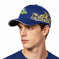 Casquette de baseball sportive personnalisée à 6 panneaux en coton lavé et brossé, unie, brodée, pour hommes et femmes, style 'Dad Hat' à visière courbée, vente en gros