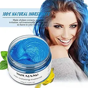 MOFAJANG Hair Coloring Dye Cream Instant Temporary Hairstyle Natural Ingredients For Men And Women Party Cosplay Hair Color Wax