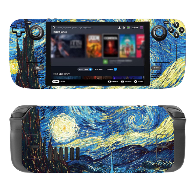Fast Delivery OEM Customized Skins for Steam Deck PVC Decorative Sticker for Steam Deck Console Controller Premium Decoration