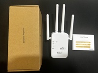 Extenseur WiFi d'intérieur 300 Mbps, amplificateur de signal WiFi compact avec port Ethernet, prise murale WPS 2,4 GHz, répéteur WiFi universel pour hôtel