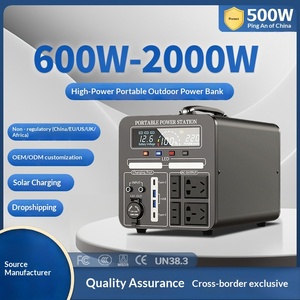 <span class=keywords><strong>Power</strong></span> Bank al Litio per Esterni 220V con Ricarica Solare, Alimentatore di Emergenza Portatile per Campeggio, Cucina e Uso Domestico - Product Image 3