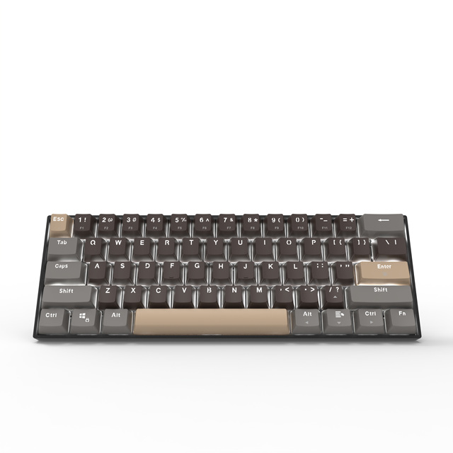 OEM Computer Gaming Wired USB C Mini Mechanical Keyboard RGB 61 Keys Keyboard Mechanical
