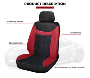 Tela de malla de PVC de la PU de cuero puro de la cubierta de asiento de coche caliente de la venta de productos Airbag Compa - Product Image 2