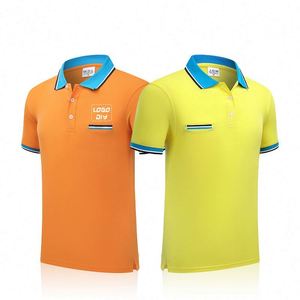 เสื้อโปโลชายแบบใหม่ ลายปักกวาง ผ้าฝ้าย แขนสั้น สไตล์ลำลอง - Product Image 4