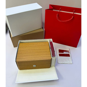 Luxury Wooden Watch Display <b>Box</b> and Organizer with <b>Soft</b> Leather Pillow Elegant Storage Case Premium Packaging Gift Set - Product Image 6