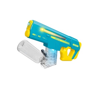 2-in-1 elektrische und manuelle wasserpistole automatische saugwasser wasserdichte hochdruck abnehmbare wasserpistole spielzeug mit licht - Product Image 2