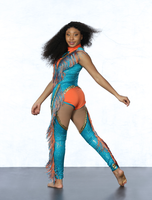 Derniers modèles d'uniformes de majorettes personnalisés, justaucorps bleus et oranges pour femmes adultes, OEM, compétition, franges