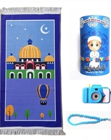 Tapis de prière ensemble musulman cadeau enfants tapis islamiques