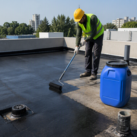 Base de Membrana Bituminosa Compatible para Sellado de Superficies de Edificios, Tratamiento de Base con Asfalto a Base de Agua para Trabajos de Pulverización