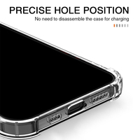 Vente en gros étui de téléphone en TPU antichoc pour iPhone 16 15 14 13 12 11 8 7 Plus étui de protection Pro Max