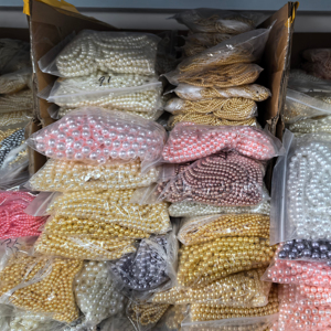 Cuentas de perlas de imitación de cristal de grado 3MM de estilo antiguo Stock 650 296 294 para accesorios de ropa de joyería caja de cristal de Murano - Product Image 2