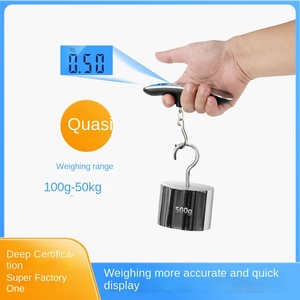 Spezielle kunden spezifische ODM Mini Express Hand waage Tragbare <span class=keywords><strong>50kg</strong></span> elektronische Hänge gepäck waage Großhandel Option - Product Image 5