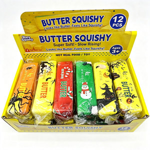 Juguete Blandito de Mantequilla de Subida Lenta Súper Suave, Modelo de Comida de Simulación, Temática Festiva, Juguete Antiestrés para Apretar - Product Image 1