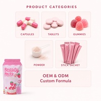 Nouvelle Poudre de Collagène Japonais Premium en Stock – Boisson au Collagène Beauté Fraise pour Éclaircir la Peau – Prête à l'Exportation