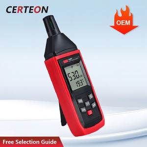 Medidor Portátil de Punto de <span class=keywords><strong>Rocío</strong></span> Sensor Digital de Temperatura y Humedad -10°C a 50°C para Casa Laboratorio Invernadero - Product Image 1