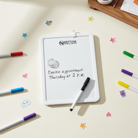 Tableau blanc effaçable à sec avec logo personnalisé, tableau de messages, rappel magnétique, portable, fournitures de bureau, d'école et de maison, cadeau promotionnel