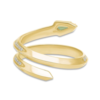 Bague ouverte serpent minimaliste tendance Gemnel en argent 925 véritable avec zircon cubique de haute qualité, idéale pour les fêtes, mariages ou comme cadeau