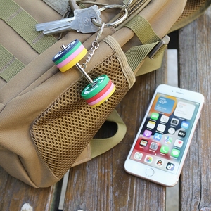 Wsnbwye Llaveros Quà Tặng Anime thăng hoa Fan DIY thể dục phòng tập thể dục phòng tập thể dục thiết bị tập thể dục quả tạ mảnh móc chìa khóa - Product Image 6