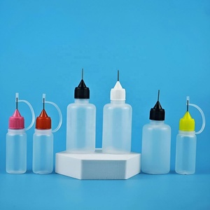 In Bulk Translucent Squeeze Soft PE LDPE 5ml 10ml 20ml 30ml 50ml 100ml 120ml Sewing Oil Applicator Needle Tip Plastic <b>Bottle</b> - Product Image 3