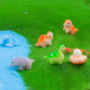 Resin Mini Dinosaur Figurine <b>Miniatures</b> Tiny Animal Dinosaurio Charm Ornaments for Landscape Decorations DIY Accessories - Product Image 6