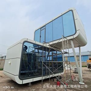 Casa Móvil de Estructura de Acero, Villa al Aire Libre, Tienda, Oficina, Cabaña de Doble Capa, Espacio Cápsula B&B - Product Image 4