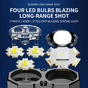 Focus Flood Flashlight Bulk Production Super Bright Portable Rechargeable Tail Magnetic Aluminum Alloy For Camping EDC <b>Torch</b> - Product Image 5
