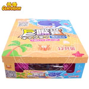 Vente en gros 60 grammes de pierre de chocolat et de gomme à bulles 3 sortes de bonbons en petit bonbon jouet en forme de requin pour enfants - Product Image 2