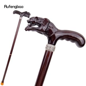 Canne de marche en bois à thème léopard Rufengbao – Bâton de randonnée en bois massif, élégant et tendance pour homme - Product Image 1