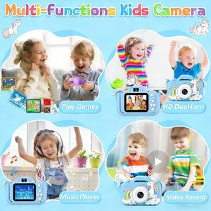 Appareil photo miniature portable pour enfants avec double caméra HD, capable de prendre des photos et des vidéos - Product Image 4