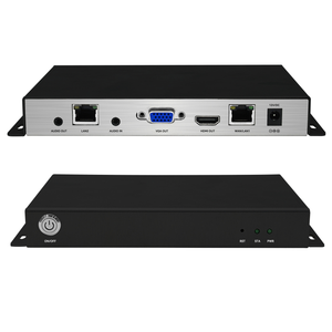 H.265 4K UHD Dual Ethernet <strong>IP</strong> <strong>to</strong> <strong>IP</strong> Video Transcoder SRT RTSP RTMP <strong>to</strong> <strong>HDMI</strong> Video Streaming <strong>Decoder</strong> - Product Image 1